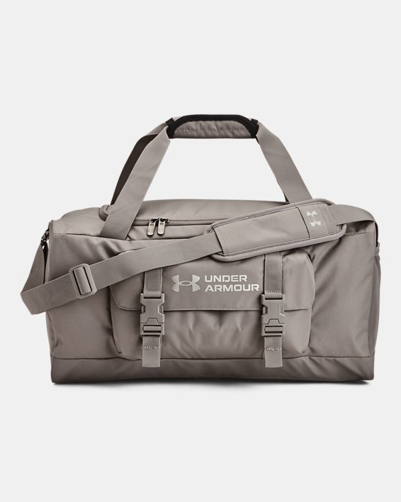 Unisex UA Gametime Small Duffle Bag in Gray image number 0